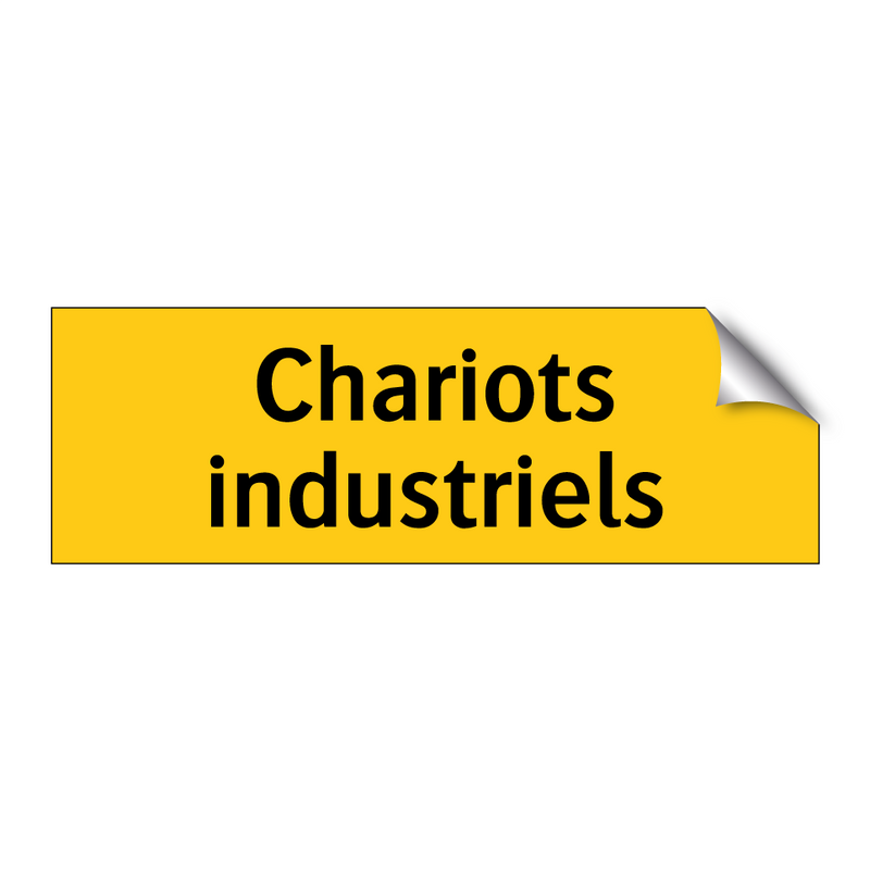 Chariots industriels