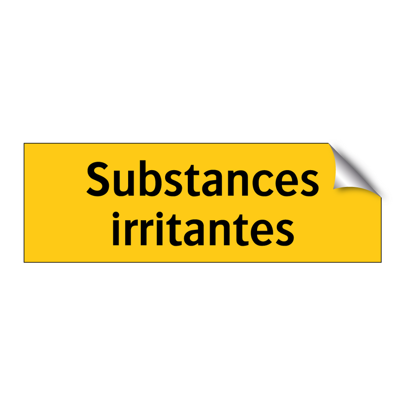 Substances irritantes