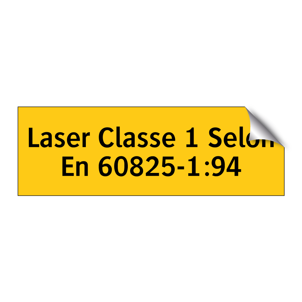 Laser Classe 1 Selon En 60825-1:94
