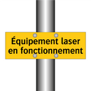Équipement laser en fonctionnement