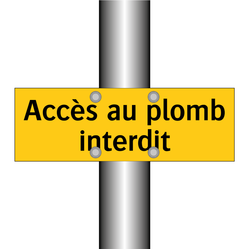 Accès au plomb interdit