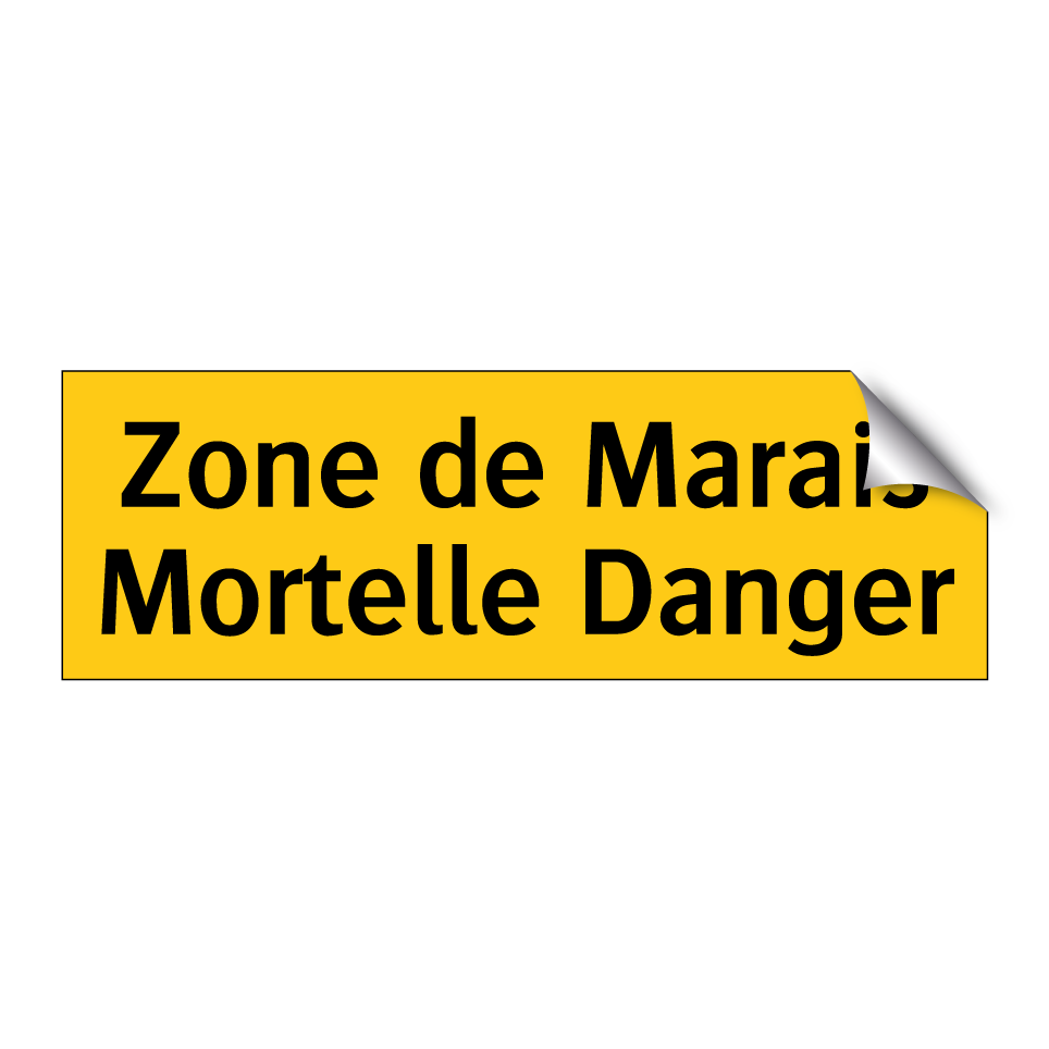Zone de Marais Mortelle Danger