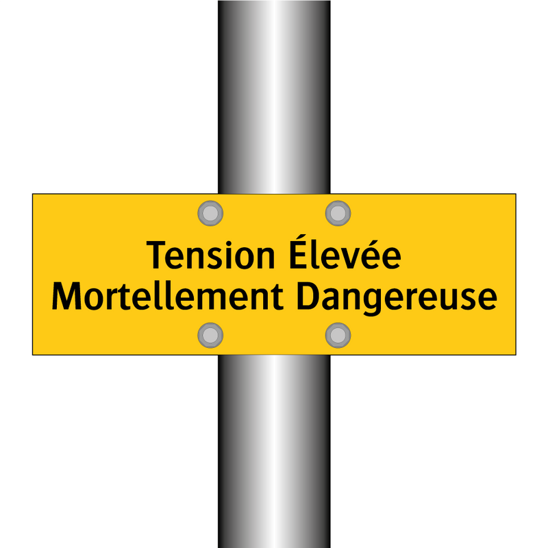 Tension Élevée Mortellement Dangereuse
