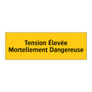 Tension Élevée Mortellement Dangereuse