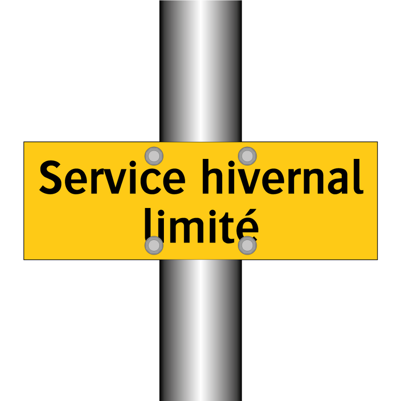 Service hivernal limité