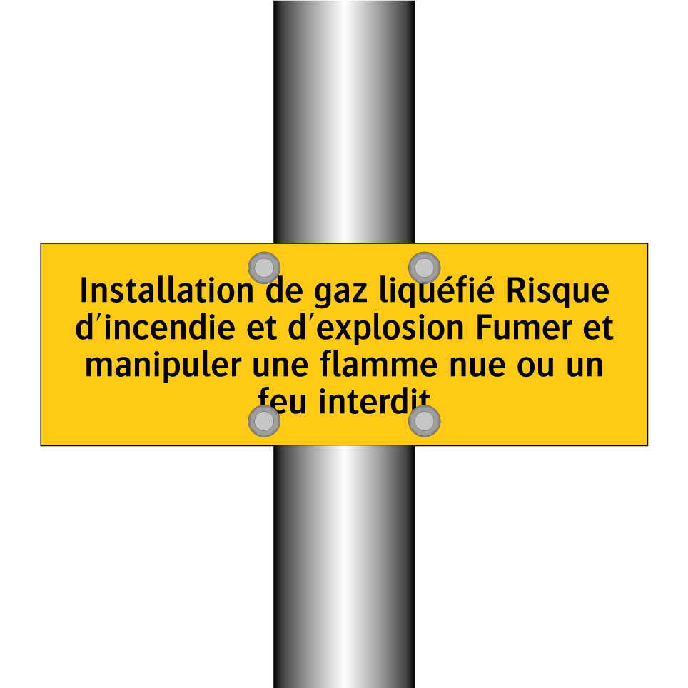 Installation de gaz liquéfié Risque d'incendie et d'explosion Fumer et manipuler une flamme nue ou un feu interdit