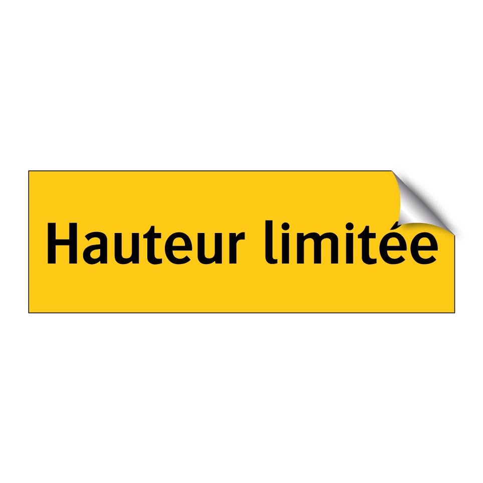Hauteur limitée