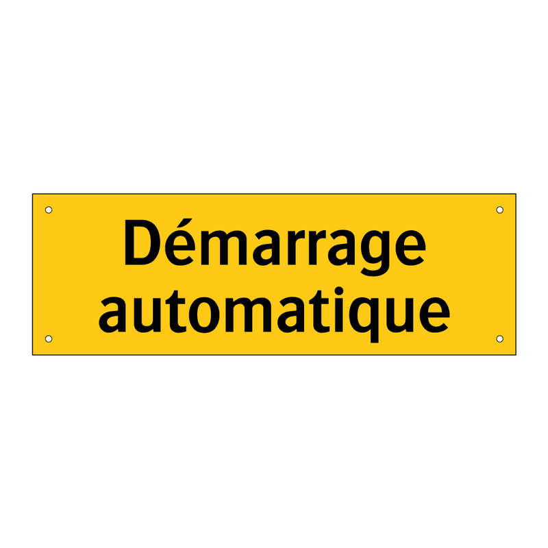 Démarrage automatique