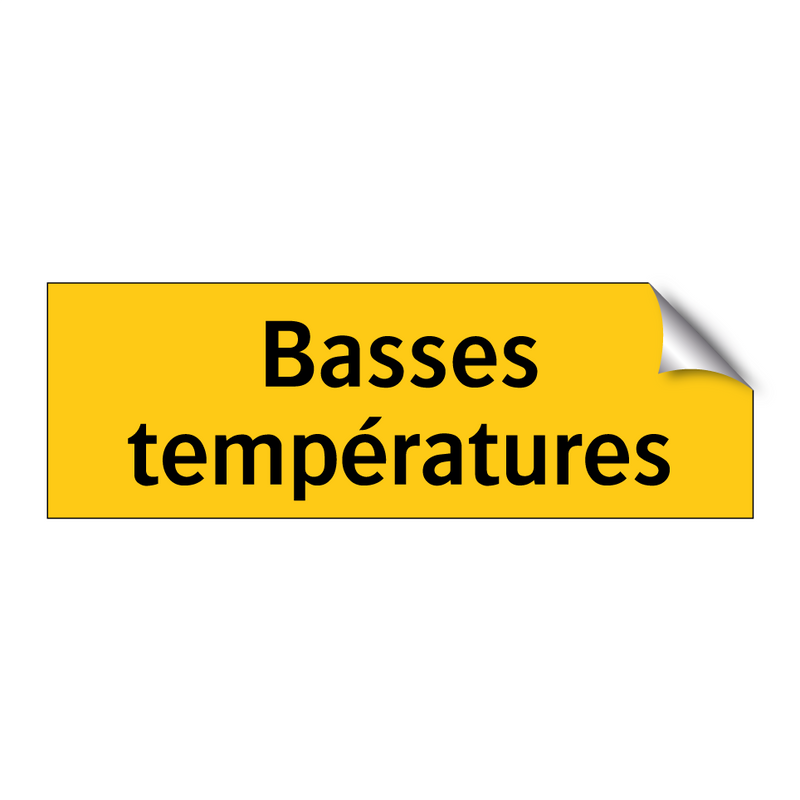 Basses températures