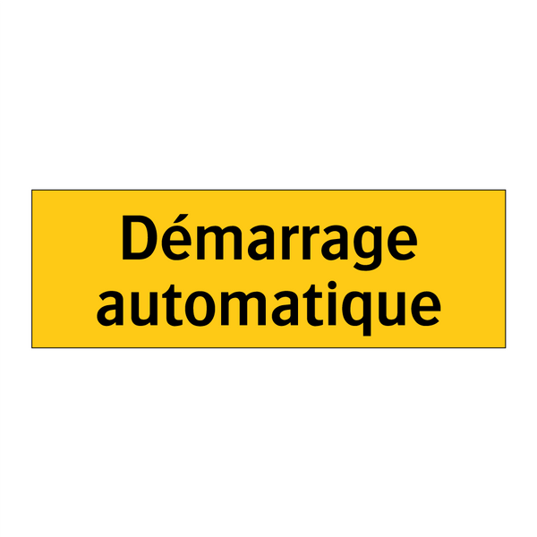 Démarrage automatique
