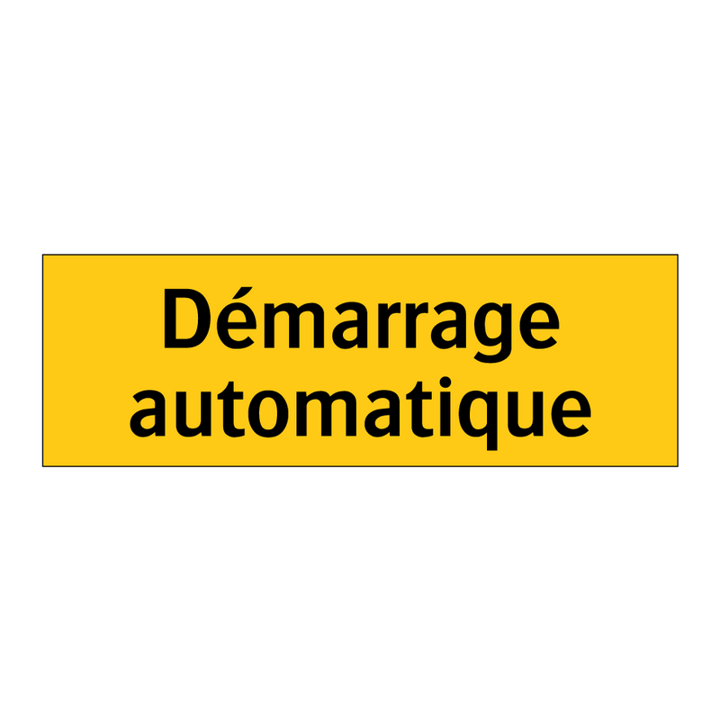 Démarrage automatique