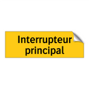 Interrupteur principal