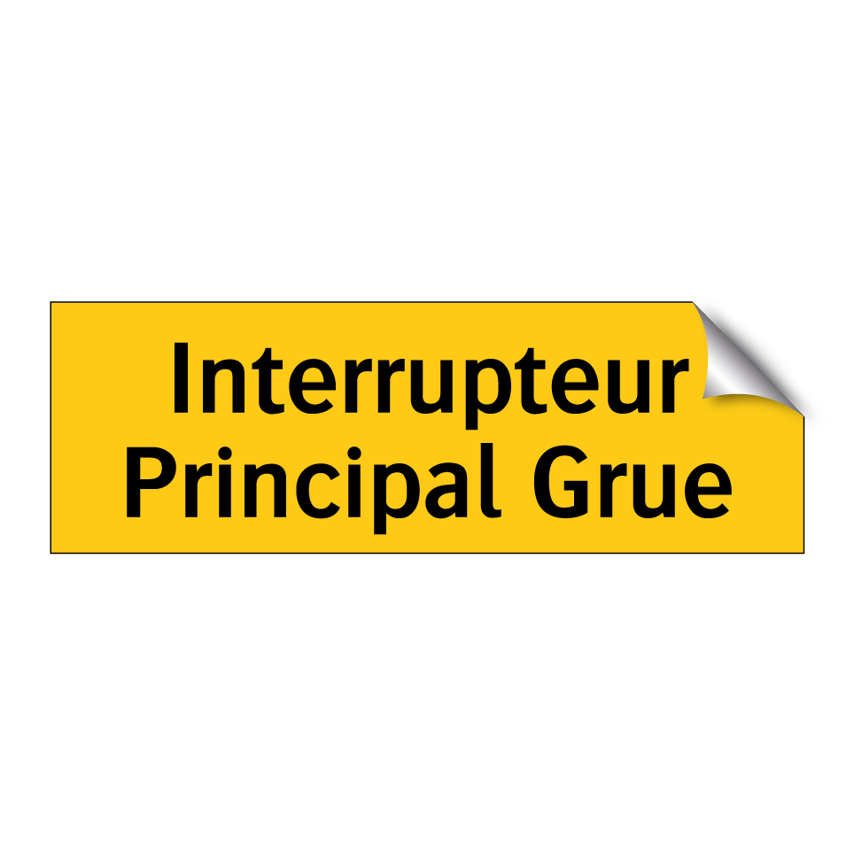 Interrupteur Principal Grue