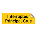 Interrupteur Principal Grue