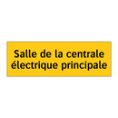 Salle de la centrale électrique principale