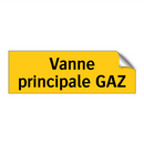 Vanne principale GAZ