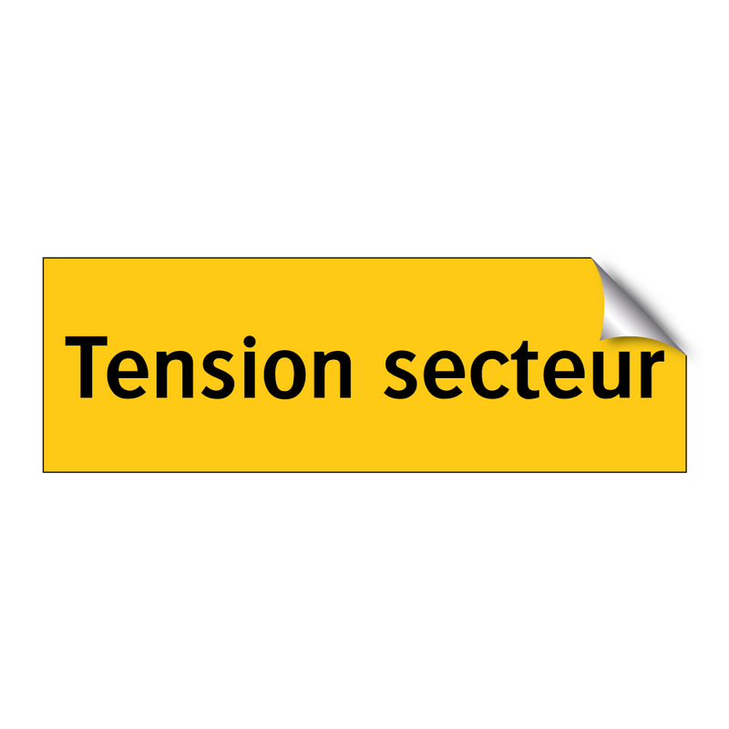 Tension secteur