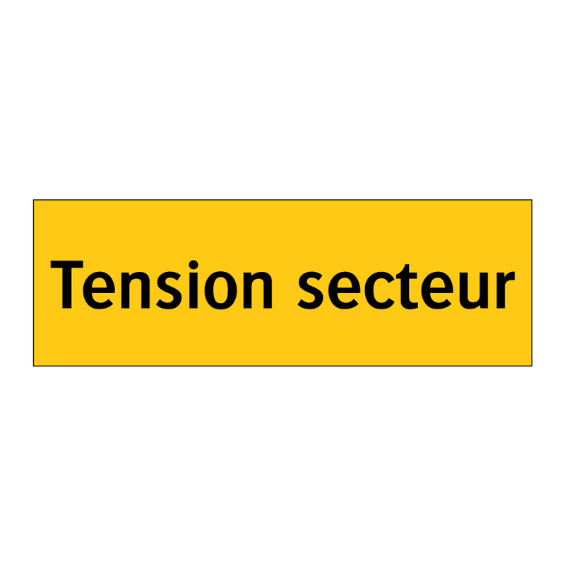 Tension secteur