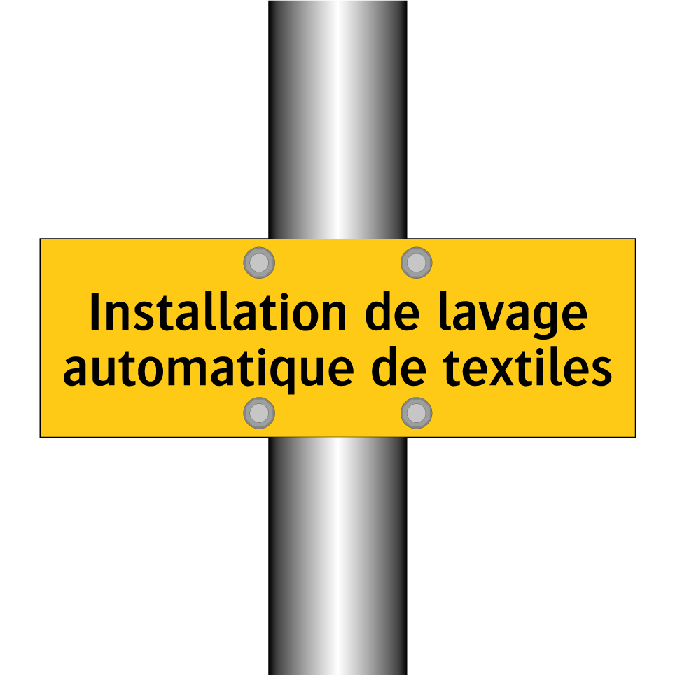 Installation de lavage automatique de textiles
