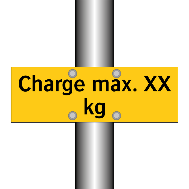 Charge max. XX kg