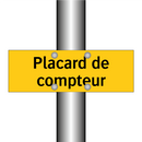 Placard de compteur