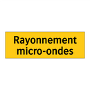Rayonnement micro-ondes