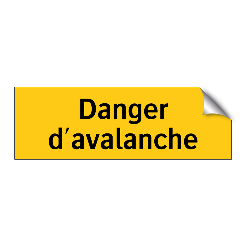Danger d'avalanche