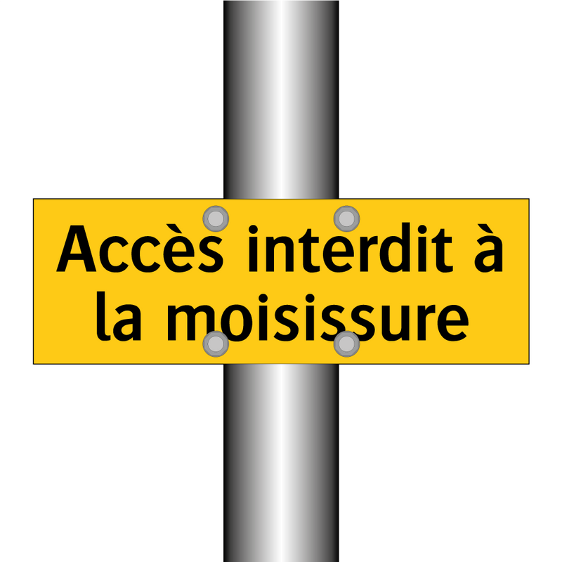 Accès interdit à la moisissure