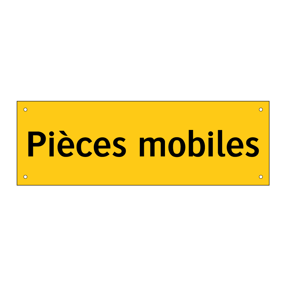 Pièces mobiles