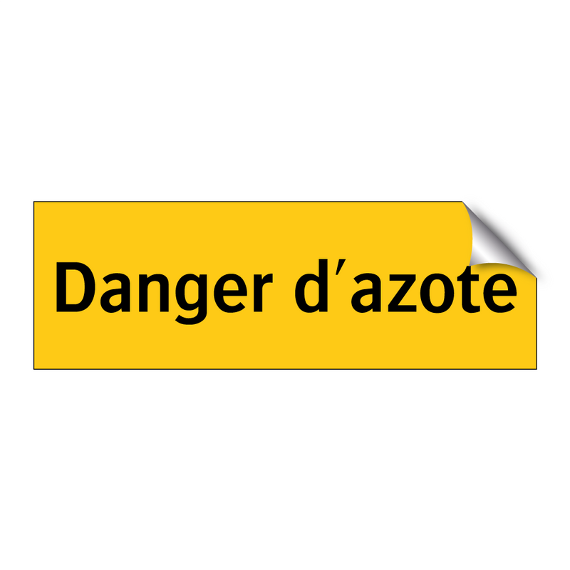 Danger d'azote