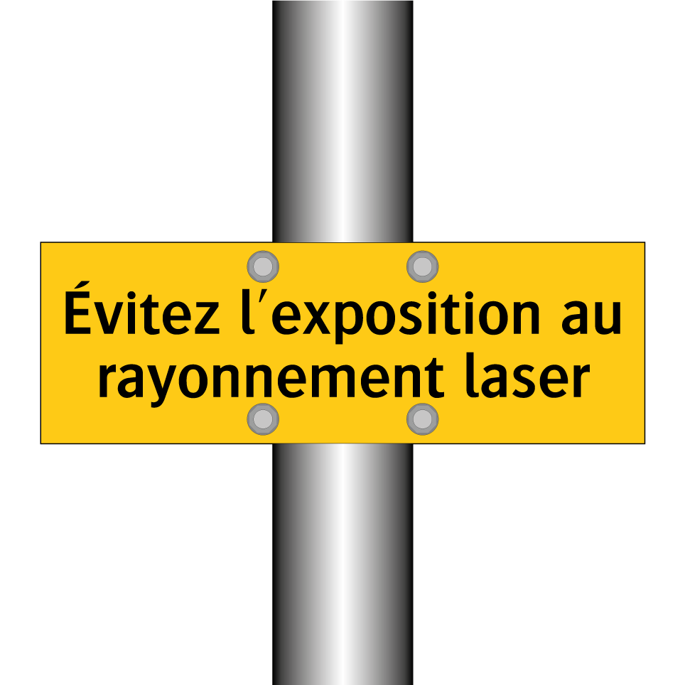 Évitez l'exposition au rayonnement laser