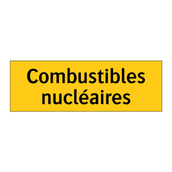 Combustibles nucléaires
