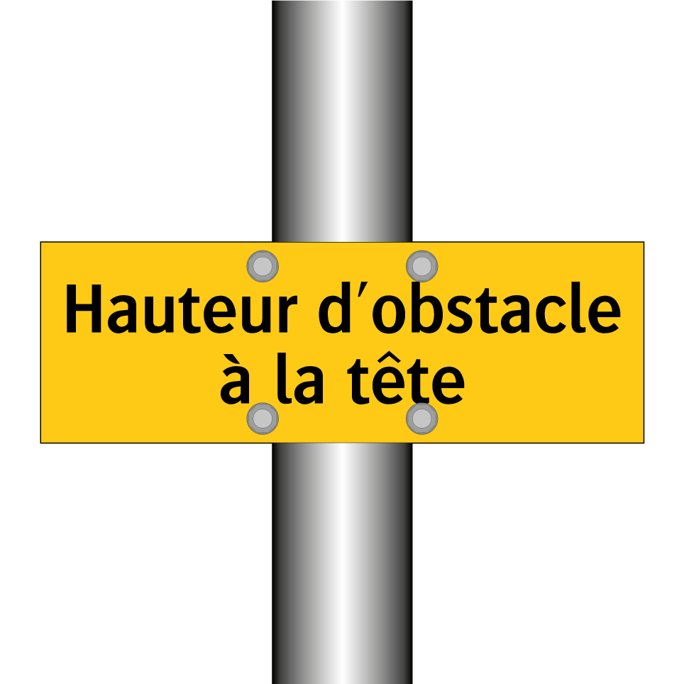Hauteur d'obstacle à la tête