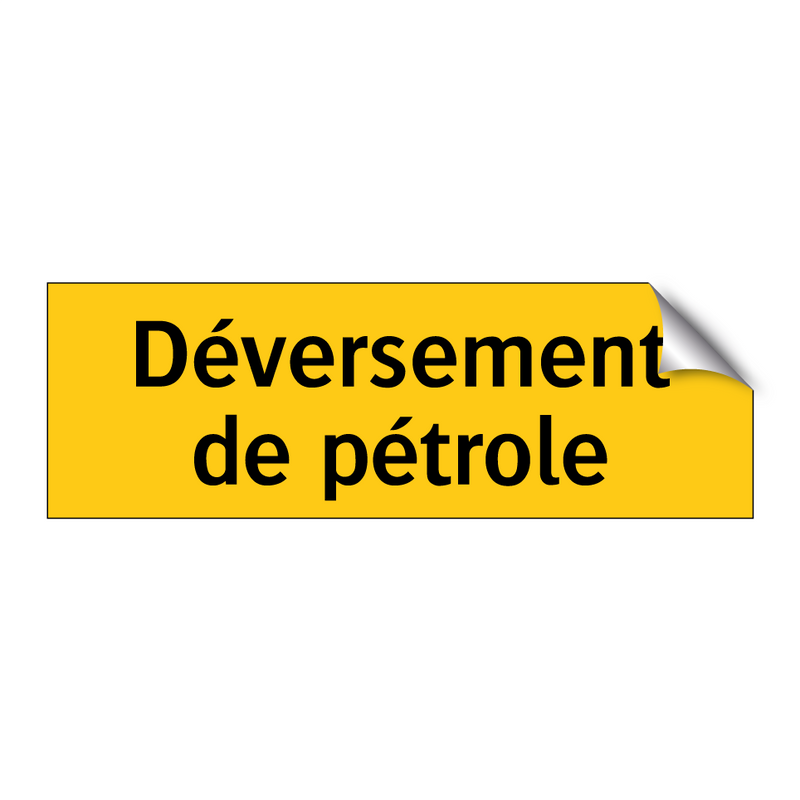 Déversement de pétrole