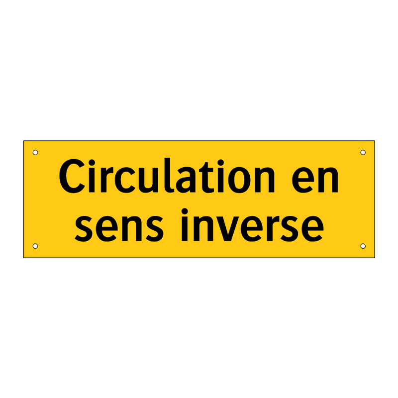 Circulation en sens inverse