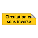 Circulation en sens inverse
