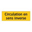 Circulation en sens inverse