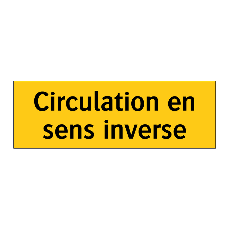 Circulation en sens inverse
