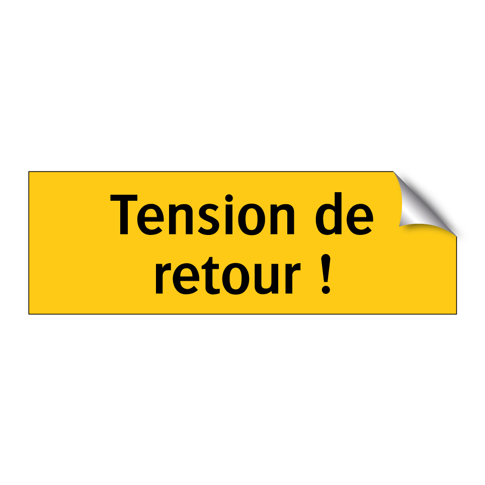 Tension de retour !