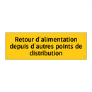 Retour d'alimentation depuis d'autres points de distribution