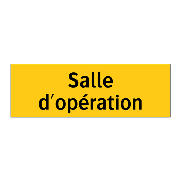 Salle d'opération