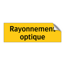 Rayonnement optique