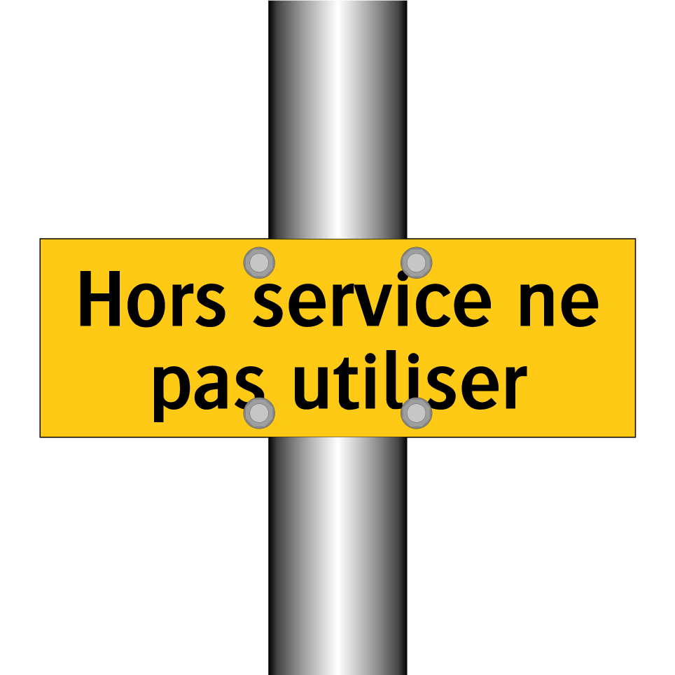 Hors service ne pas utiliser
