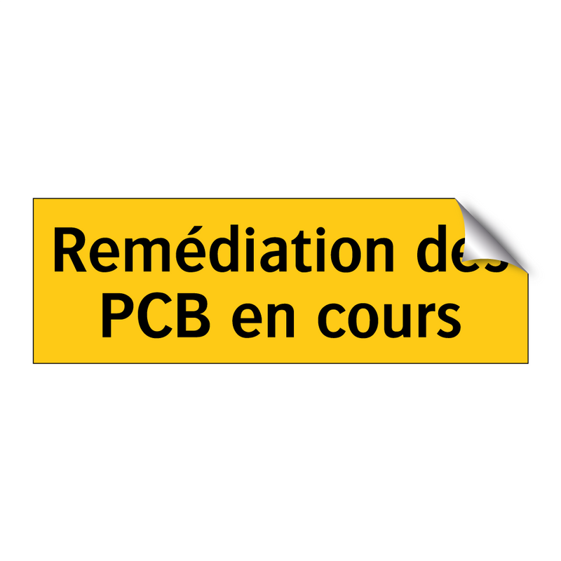 Remédiation des PCB en cours