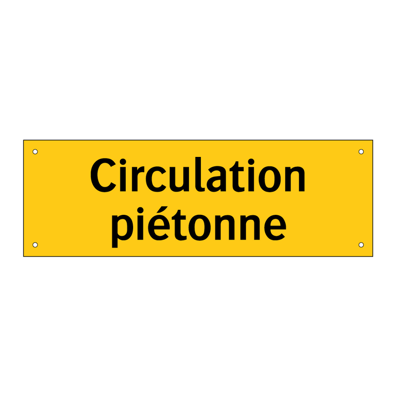 Circulation piétonne