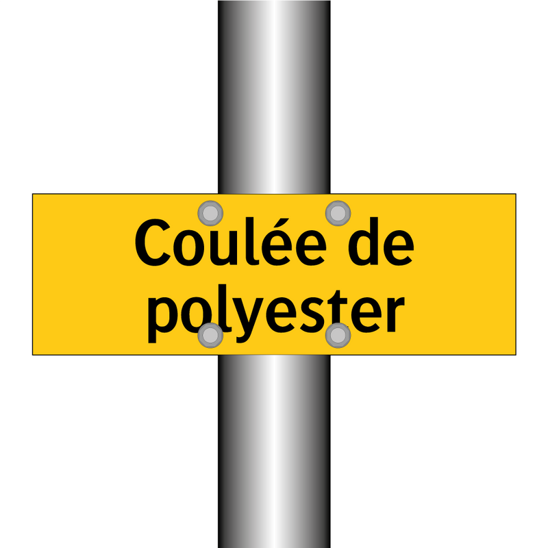 Coulée de polyester