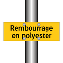 Rembourrage en polyester