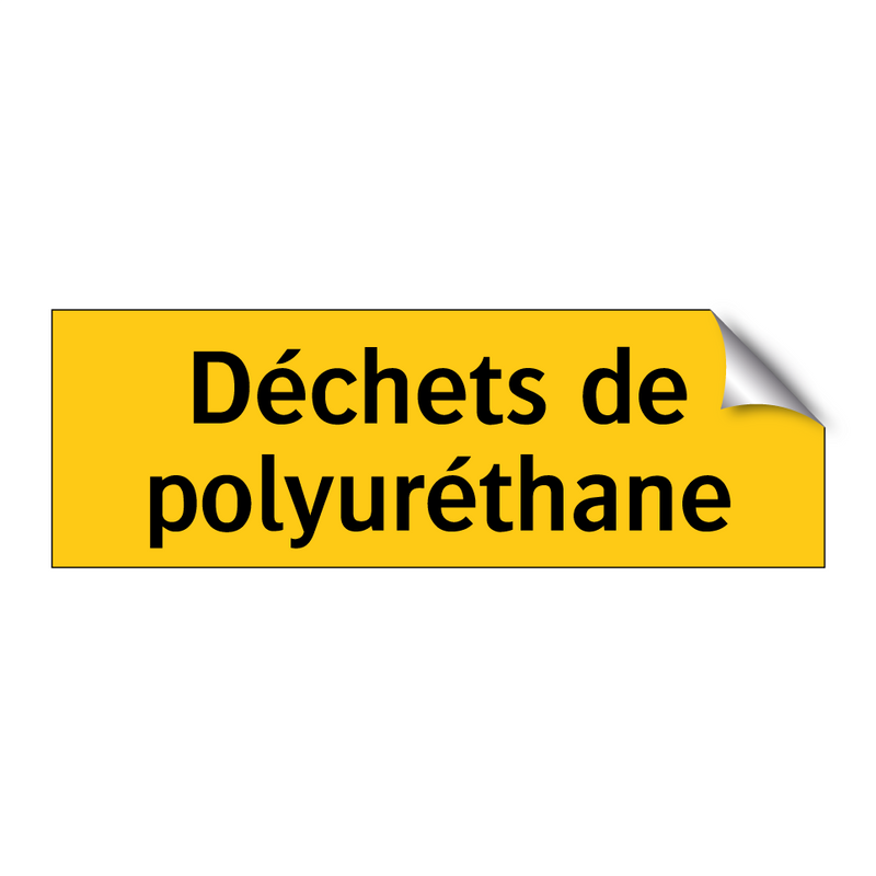 Déchets de polyuréthane