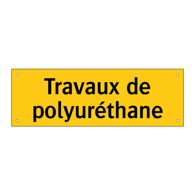 Travaux de polyuréthane