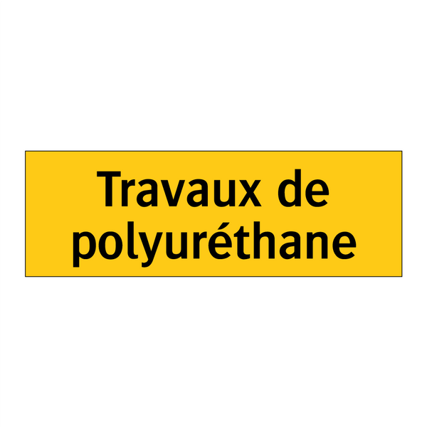 Travaux de polyuréthane